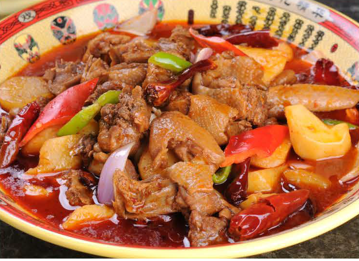 Stir fried chicken with pepper